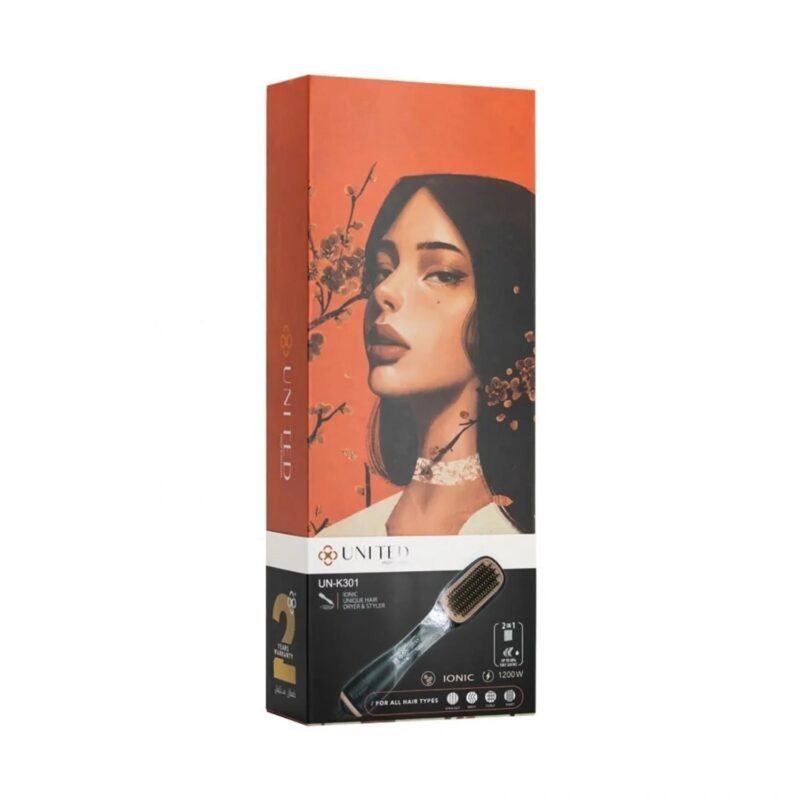3 In 1 Hair Straightener Ionic Brush - Image 3